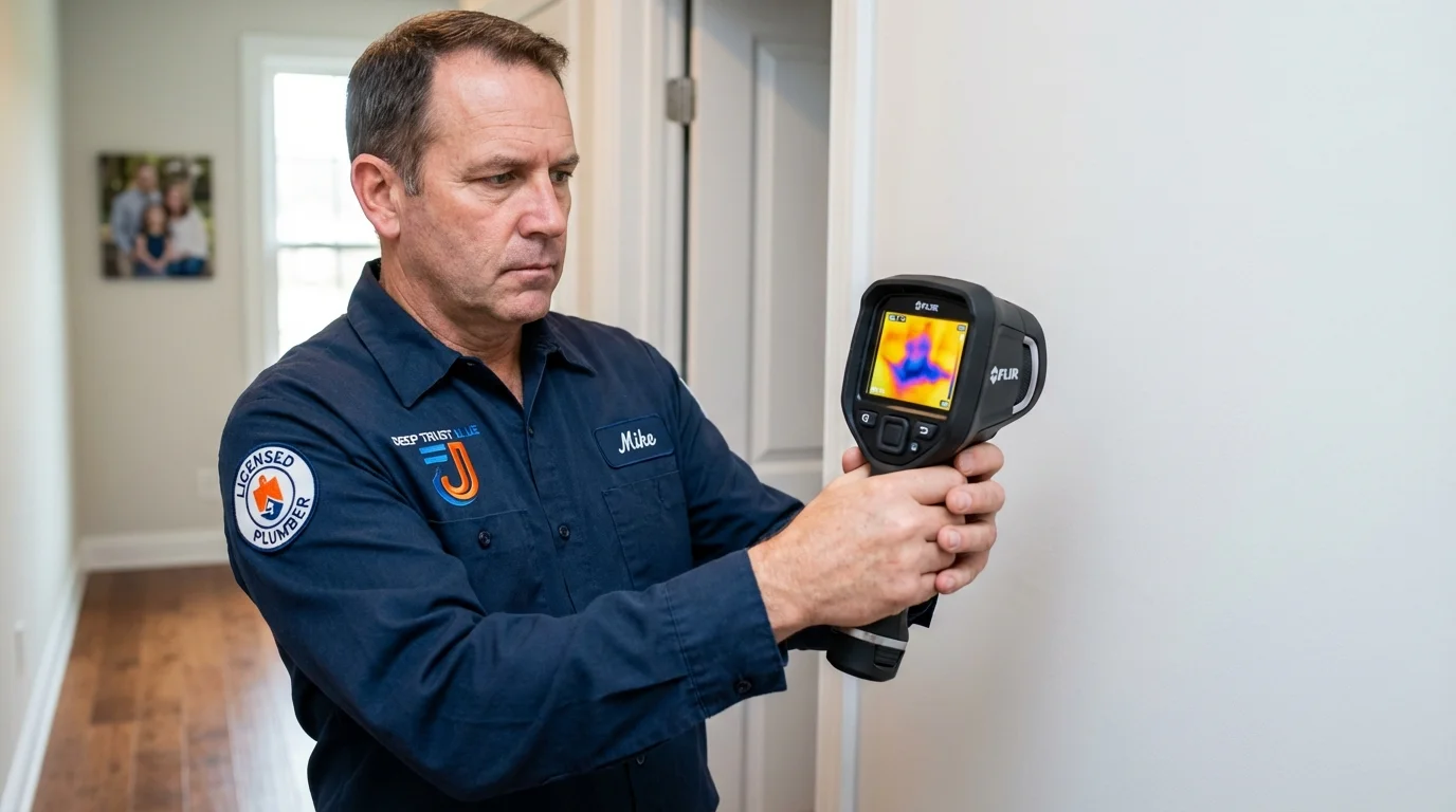 Thermal imaging leak detection by Johns Plumbing LLC in Redby
